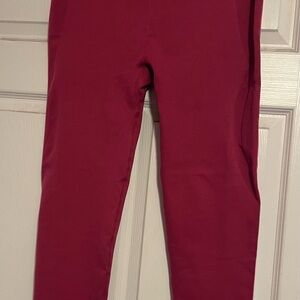 SHEFIT plum wine Leggings Full-Length Solid